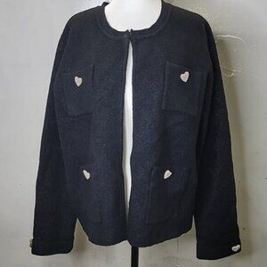 Leo and Ugo  coquette  metallic  short coat